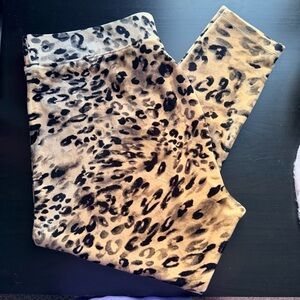 Juicy Couture Leopard Print Leggings, Size 2X